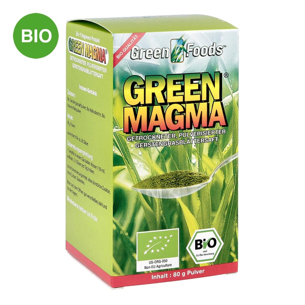 allcura Naturheilmittel GmbH Green Magma Gerstengrasextrakt Pulver 06641148