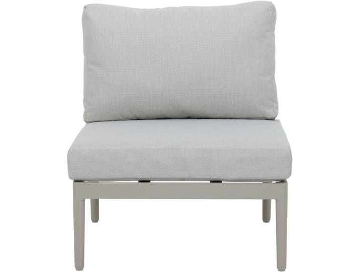 Loungeelement Florida hellgrau Aluminium