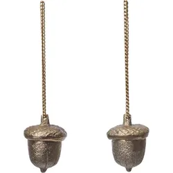 Acorn Christbaumschmuck Messing, 2 St.