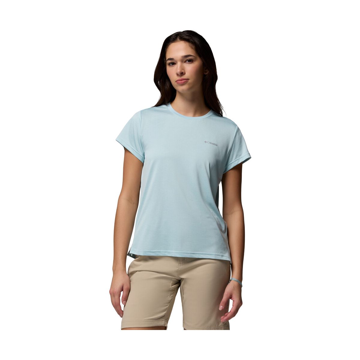 Columbia Bluevista Hill Short Sleeve Crew marine light heather (482) M 211930-2119301-482-M