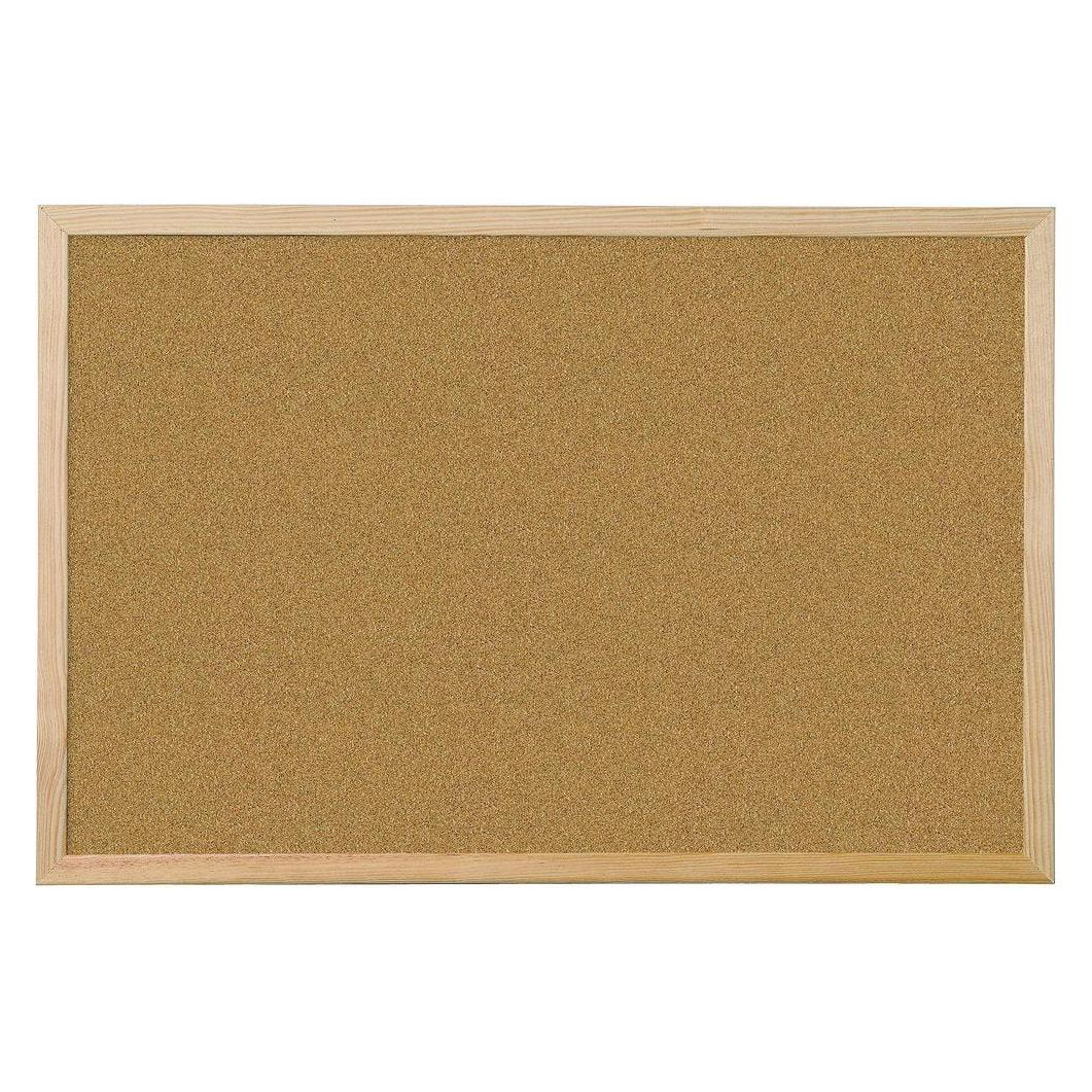 Q-Connect Pinnwand Korktafel 60x40 cm (Pinnwand) (KF03566)