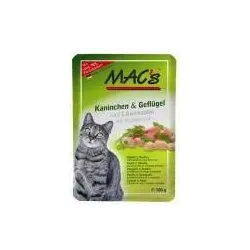 Mac' Cat Pouch Pack Kaninchen & Geflügel und Löwenzahn mit