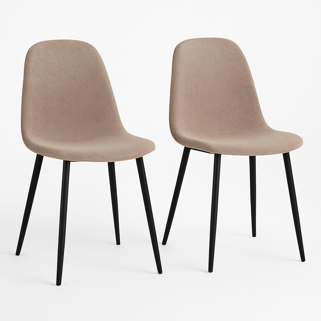 House Nordic Eetkamerstoel Stockholm Stone - Set van 2