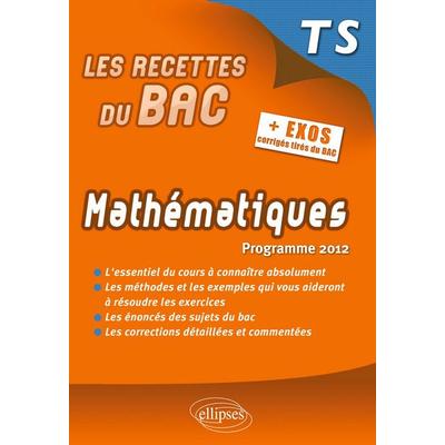 Mathématiques - Terminale S programme 2012, Taschenbuch von Martine Barthes,Horst Lottermoser, Ellipses, 978-2-7298-8409-3
