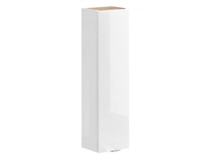 Élément mural suspendu - CAPRI - 830B - Blanc brillant - Chêne craft doré - 20cm de hauteur
