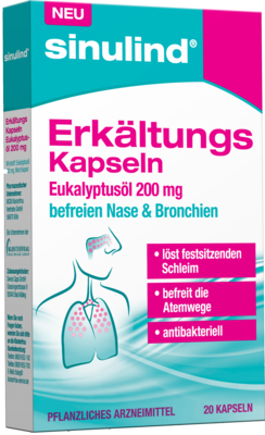 MCM KLOSTERFRAU Vertr. GmbH SINULIND Erkältungs Kapseln 20 St 11876994