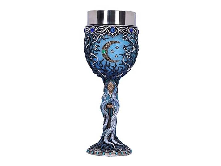 Nemesis Now Crone Beker, Blauw, 20,8cm