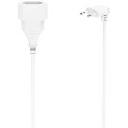 Hama 00223265 Strom Verlängerungskabel Weiß 3 m H03VVH2-F 2G 0,75 mm²