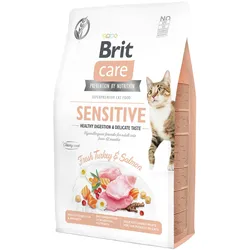 Brit Care Fresh Turkey&Salmon getreidefrei Sensitiv Katzentrockenfutter 2 Kilogramm