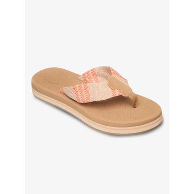 Zehentrenner ROXY "COLBEE HI", Damen, Gr. 39, orange, Synthetik, Schuhe Zehentrenner