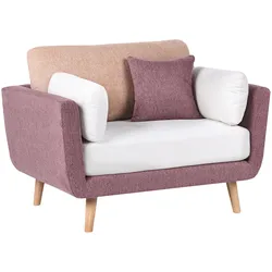 SESSEL Stoff Rosa Bolga