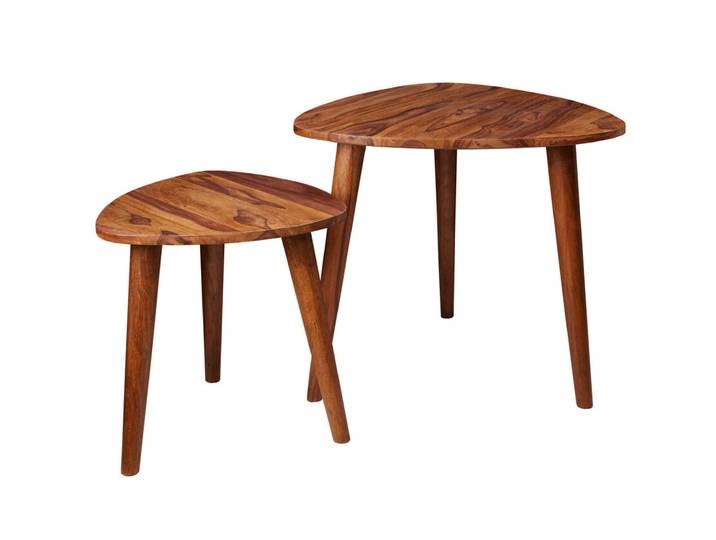 Beistelltisch 2er-Set braun