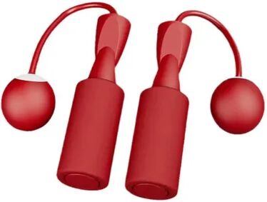 On Spot Shop Cordless Skipping Rope With Heavy Ball, Fast Jump Rope For Men & Women, Portable Fitness Tool For Yoga, Boxing, Aerobic red3