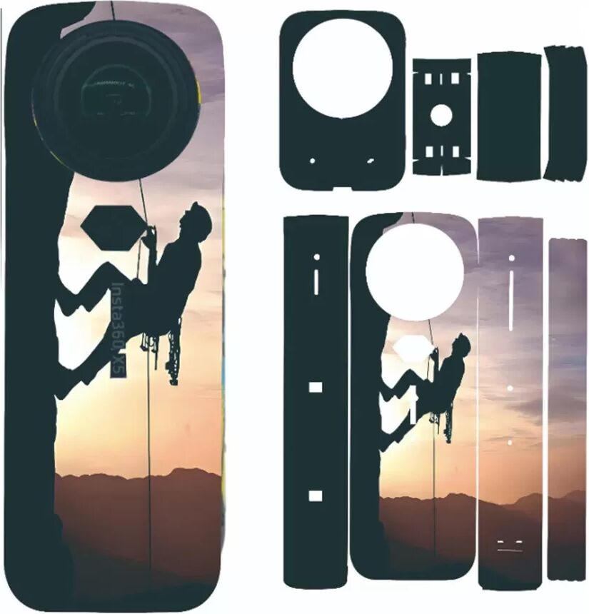 INF Film de protection intégrale multicolore compatible avec Insta360 X5 - Personnalisation et protection optimale