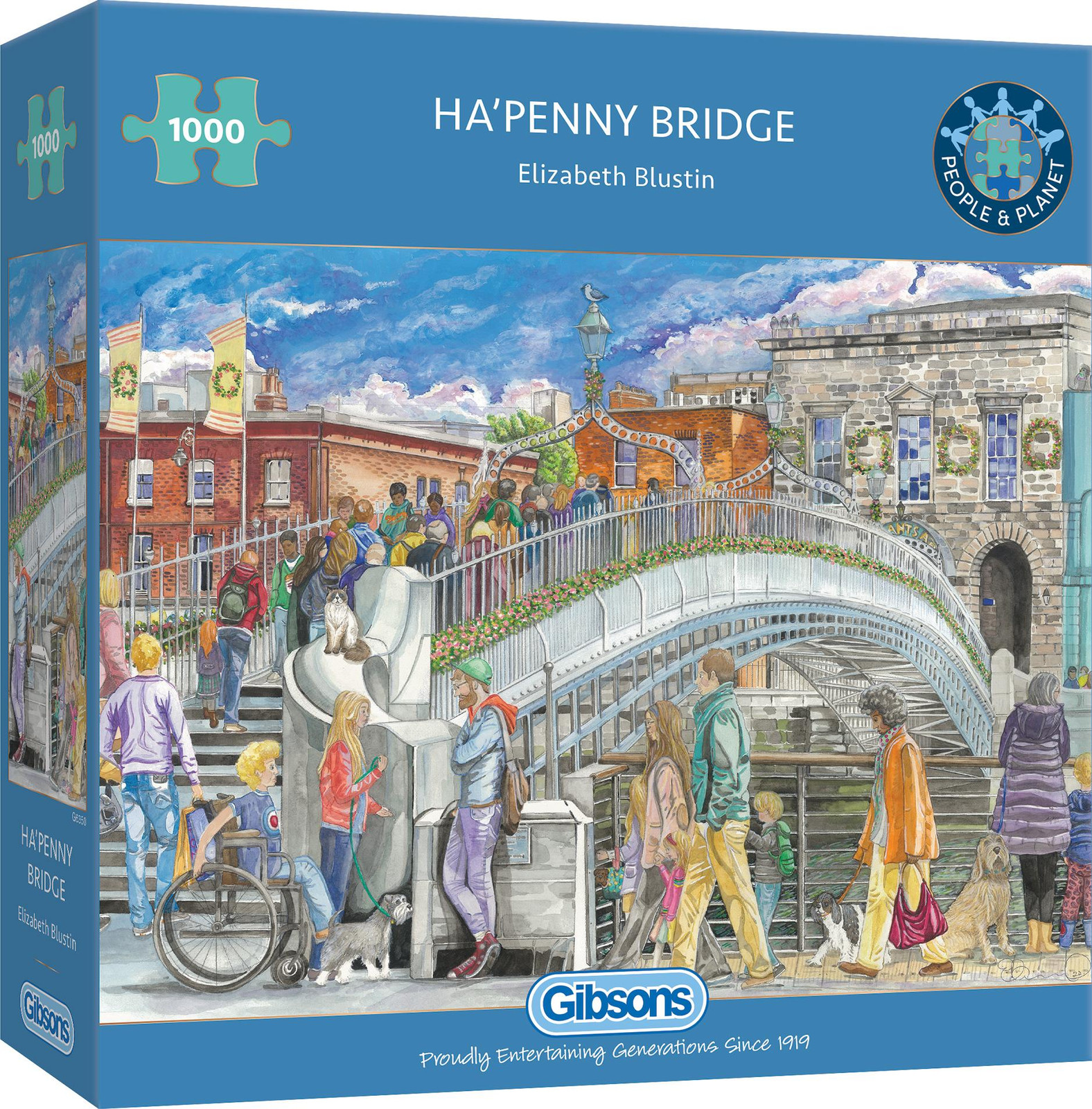 Gibsons Ha'penny Bridge Legpuzzel, 1000 stuks