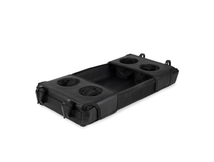 WONDERFOLD Flex-Snack-Tablett für W4-Kinderwagen mit umwandelbaren Getränkehaltern und verstellbaren Seitenwänden für maximalen Platz, einfach anzubringen, leicht zu reinigen