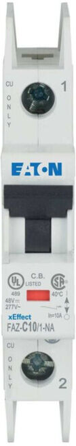 Eaton Disjoncteur C 10A, 1p FAZ-C10/1-NA (102087)