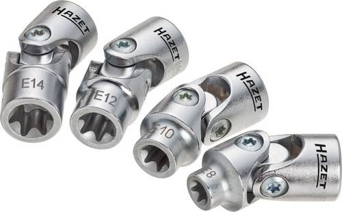 Hazet Gelenk-Steckschlüsseleinsatz-Set 3/8 (10 mm) 4teilig 880G-E/4