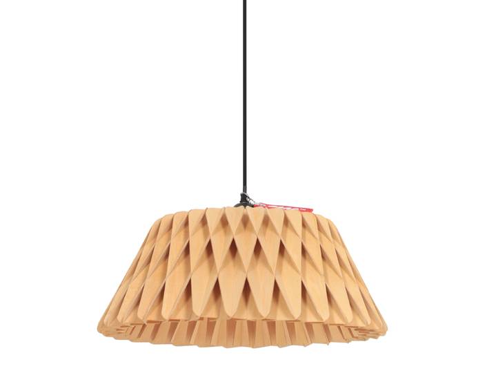 Suspension - naturel - MAZE - bois - Ø 46cm - E27 - 3490E - Anne Lighting
