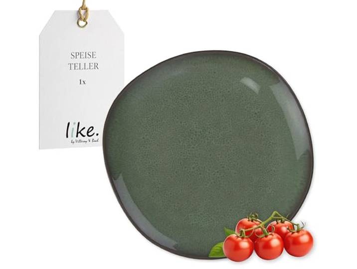 like. by Villeroy & Boch Lave Vert Assiette plate 28x28x2\,7cm