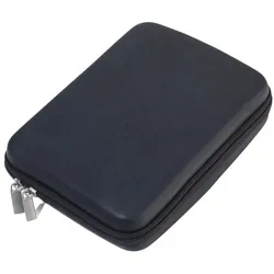 TROIKA CBO11/BK Kosmetik- & Maniküre-Etui Schwarz Leder, Samt