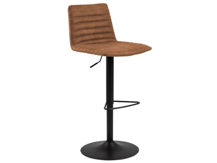 Barhocker, Braun, 50x110.5x46 cm, Textil, Höhenverstellbar, Modern, MID.YOU