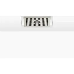 Dornbracht Regenbrause für Deckeneinbau SERIENSPEZIFISCH Platin gebürstet 300 x 240 mm mit Licht