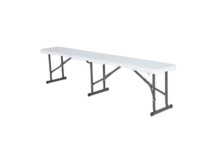 Gartenbank, Kunststoff, 183x42x29 cm, abwischbar, Gartenmöbel, Gartenbänke, Gartenbänke