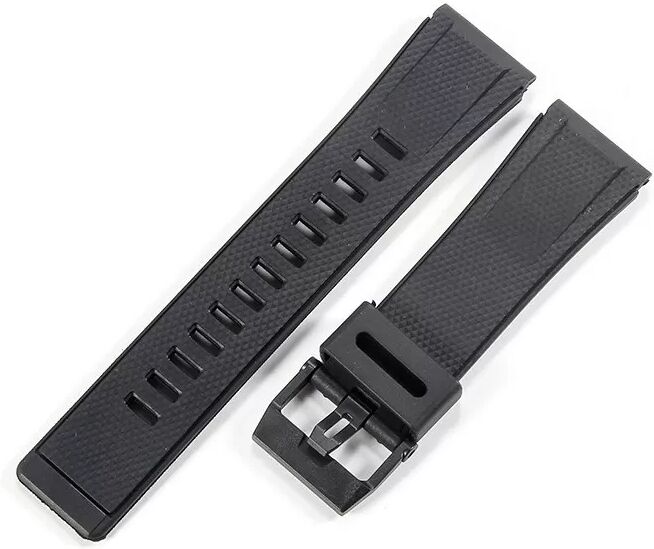 INF Silikonarmband kompatibel mit Casio GA2000, PRG-600, PRW-6600, PRG-650 – 24mm Bandanstoß Schwarz