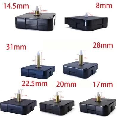 Uplift Picks Precision Quartz Clock Movement Replacement Kit With Hands For DIY Wall Clock Repair 20 Mm 2 Pcs