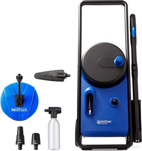 Nilfisk Core 140-8 PowerControl draadloze hogedrukreiniger, 1800 Watt, blauw