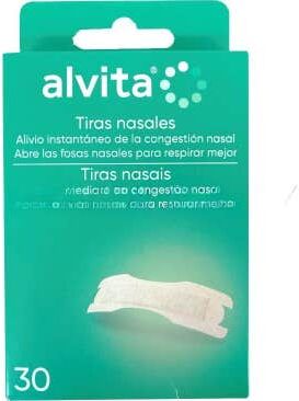 Alvita Tiras Nasales 30uds