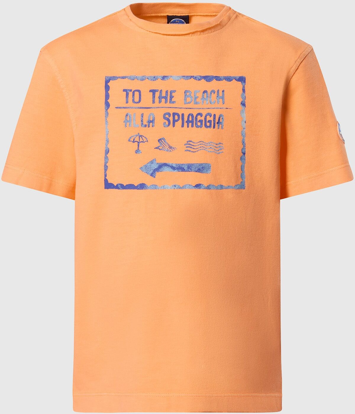 North Sails T-Shirt mit Strand-Print Light orange 6