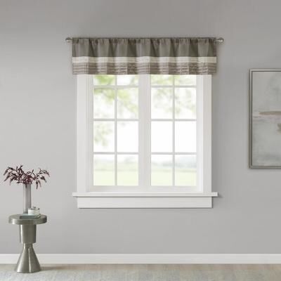 Madison Park Infinity Polyoni Pintuck Window Valance