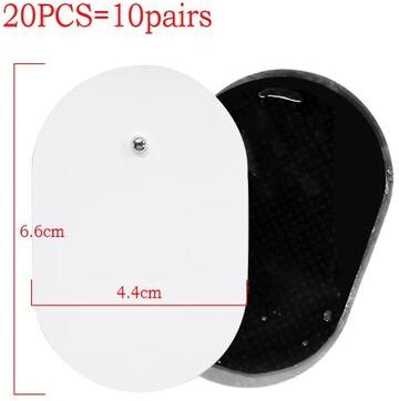 Uplifted Goods Reusable Electrode Gel Pads For Muscle Stimulator And Therapy Machines 6.6x4.4cm 20pcs
