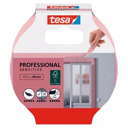 tesa Kreppband PROFESSIONAL SENSITIVE 38 x 25 (mm x m) pink