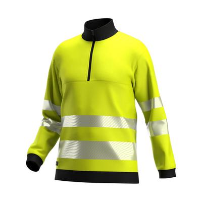 Kapuzensweatjacke SAFETY JOGGER WORKS "Bekleidung 012559 Safety Jogger Scuti", Herren, Gr. XL, gelb, Obermaterial: 100% Nylon NY., Sweatjacken