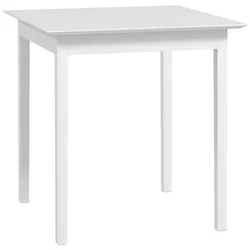 STILVORA Esstisch Holz Weiß 75x75x76 cm quadratisch für 2 Personen