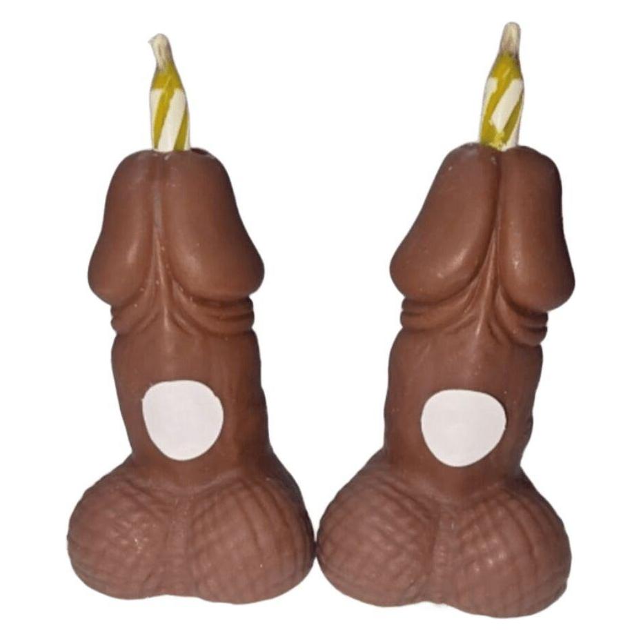 Diablo Picante - Penis-Geburtstagskerzen Mit Zahlen, Dunkelt, 2 Stãoeck (70122412)