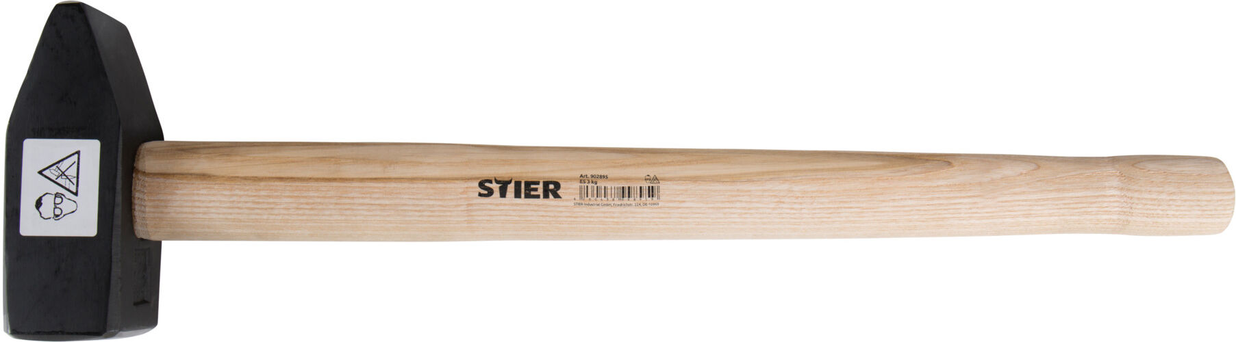 STIER Vorschlaghammer 5kg mit Eschenstiel DIN 1042 (902897)