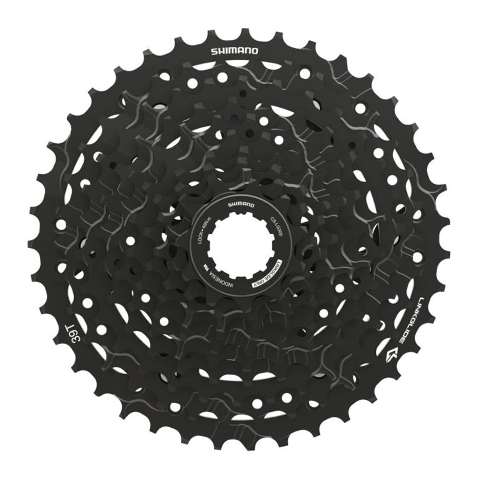 Shimano Cues CS-LG300-10 Fahrradkassette Zahnkranz MTB Kassette Freilauf 10 fach Steckkassette HyperGlide