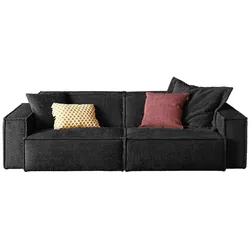 SOFA SAMU Schwarz Webstoff