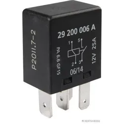 HERTH&BUSS Relais, Arbeitsstrom, 12 V, 25 A - 75613190