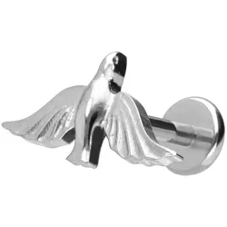 Titan Labret mit Push Fit TAUBE