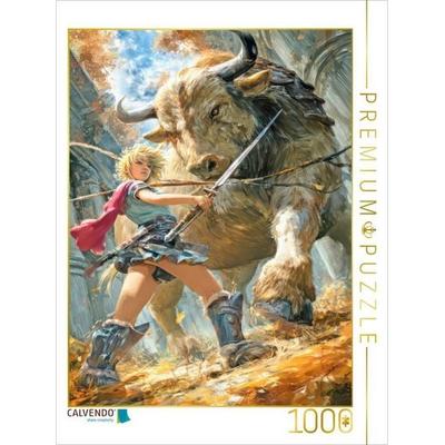 CALVENDO Puzzle Anime Kriegerinnen | 1000 Teile Lege-Größe 64x48cm Foto-Puzzle für glückliche Stunden