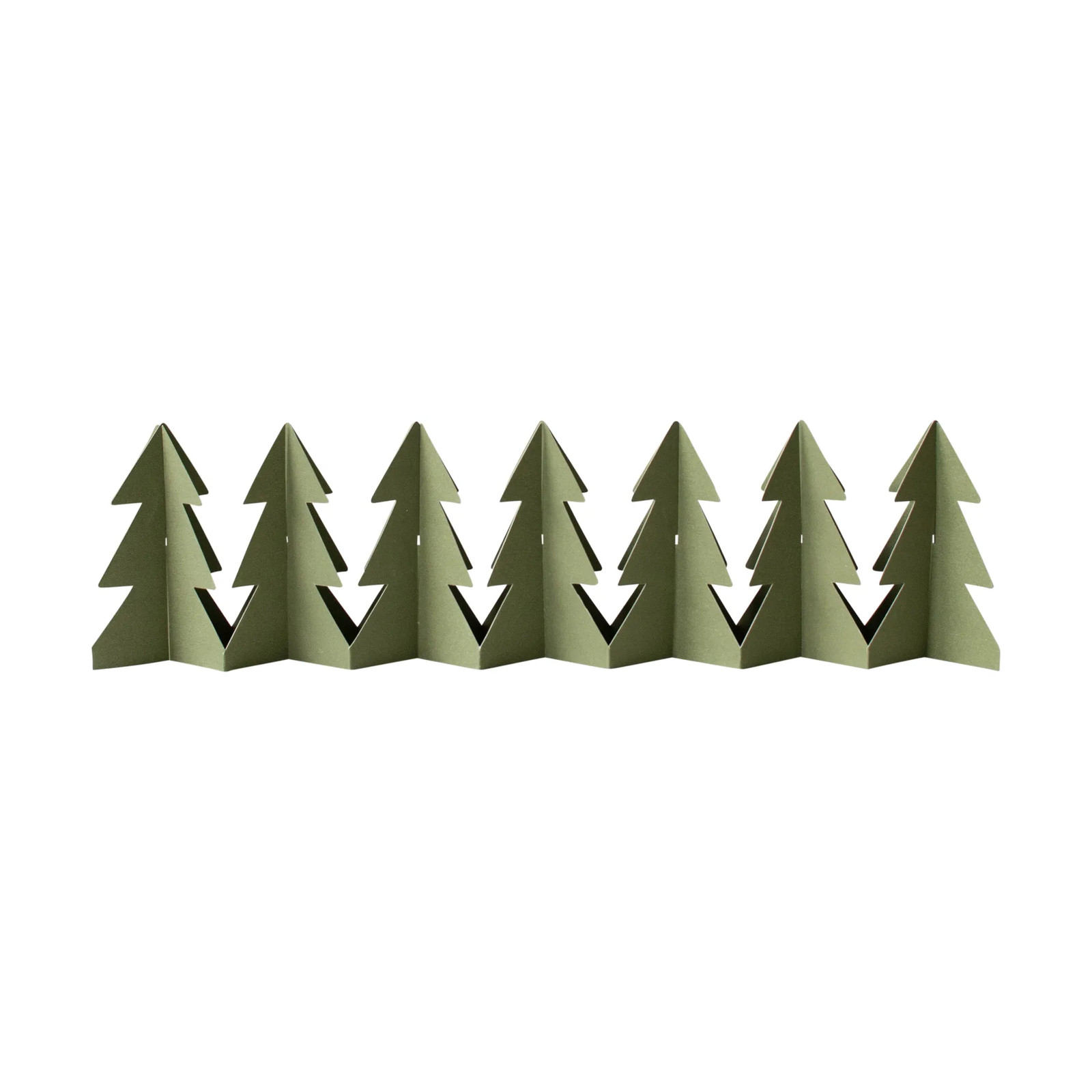 DBKD Tree in a row decoratie Groen, 7 x 60 cm