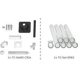 BOSCH Abgas-Standardpaket BOPA FC31 Schacht starr, 60/100, 10m, RLU