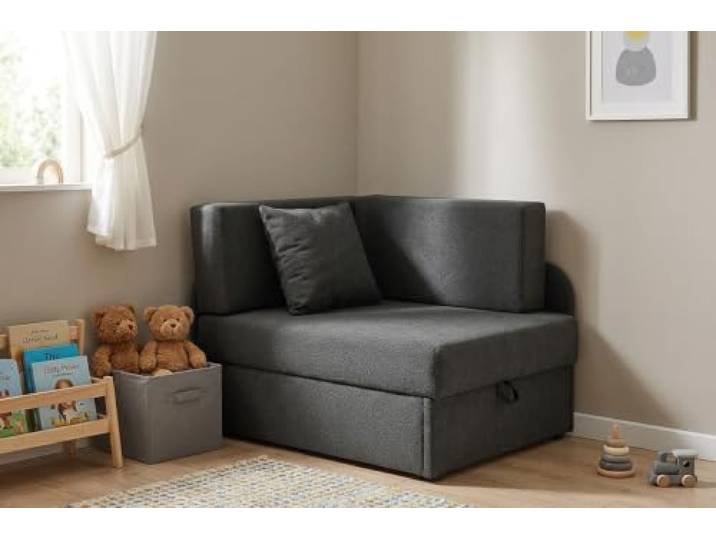 Family Meble Kinder-Schlafsofa Denis Angel mit Bettkasten, ausziehbar – Variante Angel 17