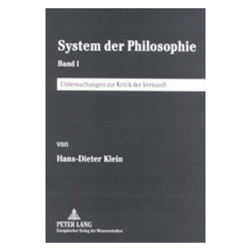 Peter Lang System der Philosophie (Deutsch, Softcover, Hans-Dieter Klein) (7546197)
