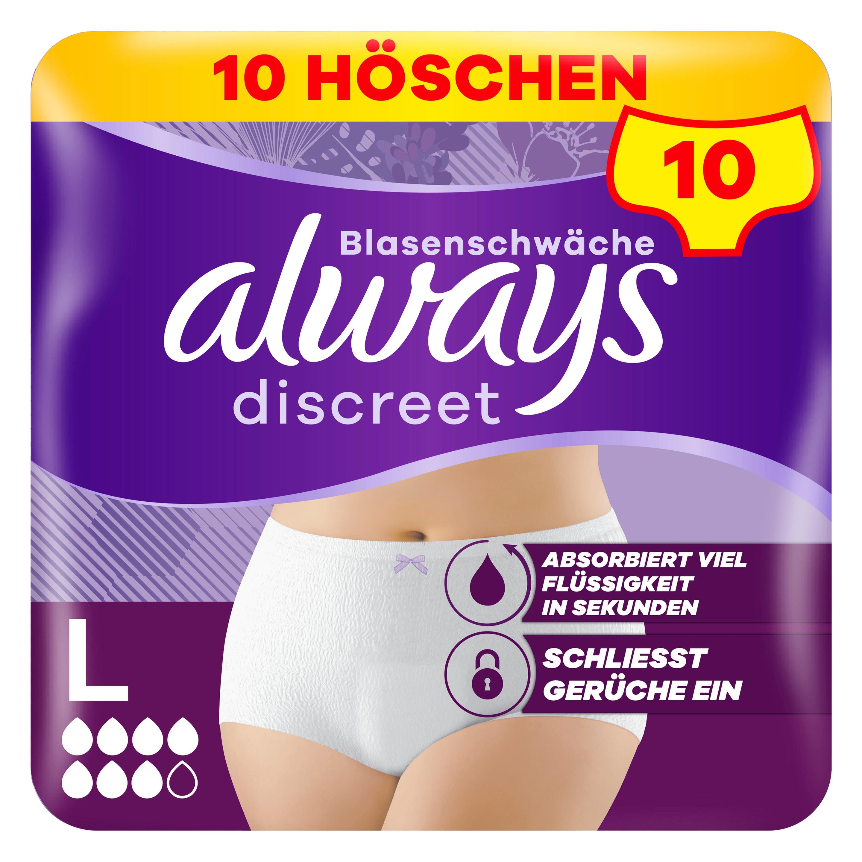 Always Discreet Inkontinenz Pants L Plus (10x, L) (972583)